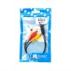 CABLE 3.5MM A 3 RCA HEMBRA