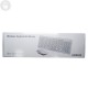 COMBO TECLADO Y MOUSE BLANCO GKM520