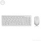 COMBO TECLADO Y MOUSE BLANCO GKM520