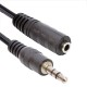 CABLE EXTENSIÓN DE AUDIO 3.5MM 1M