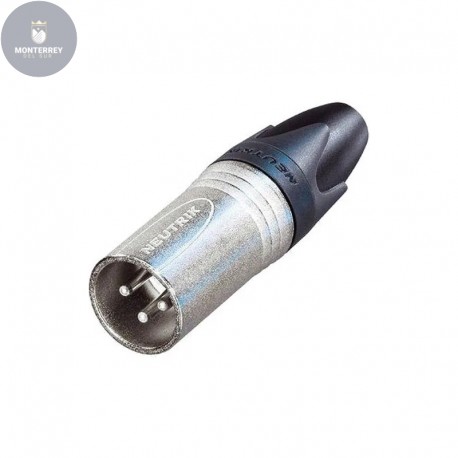 CONECTOR AUDIO XLR 3 PINES MACHO
