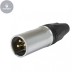 CONECTOR AUDIO XLR 3 PINES MACHO