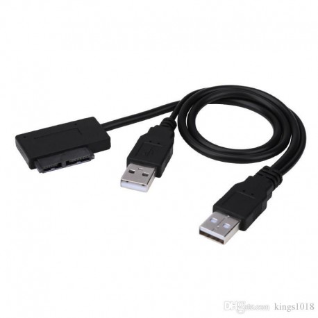 CABLE MINI SATA A 2 USB