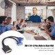 DVI +5 X 2 VGA