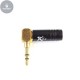 PLUG STEREO EN L 3.5MM PROFESIONAL
