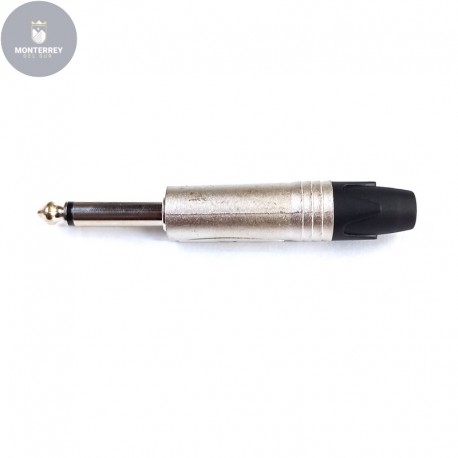 PLUG MONOFONICO 1/4 6.3 ALTA CALIDAD