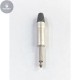 PLUG MONOFONICO 1/4 6.3 ALTA CALIDAD