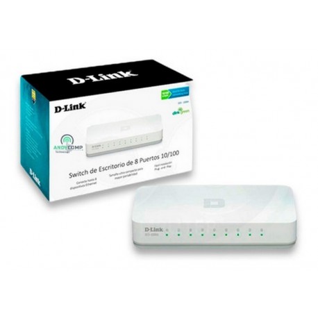SWITCH 8 PUERTOS D LINK