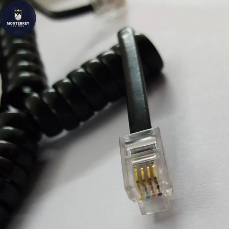 CABLE ESPIRAL PARA TELEFONO 2 MTR