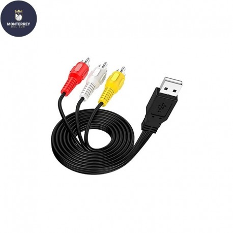 CABLE USB A RCA 1.5 MTR
