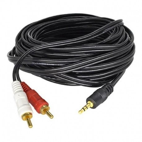 CABLE 2X1 NEGRO 10 METROS