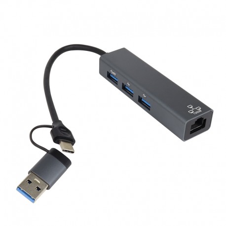 HUB USB TIPO C RJ 45